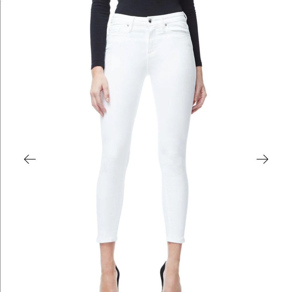Good American GOOD LEGS CROP - White